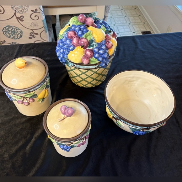 Other - Vintage 4 pc Set Mikasa Garden Harvest Pattern